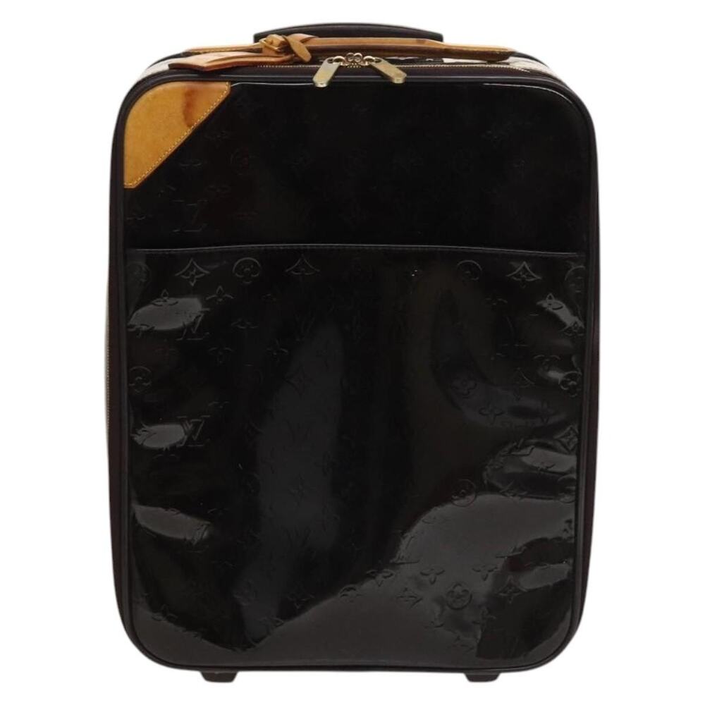 Louis Vuitton Monogram Vernis Pegas 45 Suitcase Amarante Purple